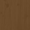 vidaXL Bed Frame without Mattress Honey Brown Solid Wood 200x200 cm