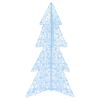 vidaXL Christmas Tree with 160 LEDs Cold White 150 cm Acrylic