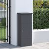 vidaXL Parcel Drop Box with Door Anthracite 44.5 x 29 x 110.5 cm Steel