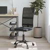 vidaXL Office Chair Black Mesh Fabric