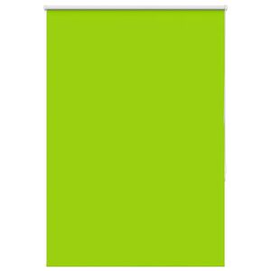 vidaXL Roller Blind Blackout Leaves Green 105x175 cm Fabric Width 100.7 cm Polyester