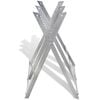 Foldable Galvanized Saw Horse for Woodworking