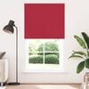 vidaXL Roller Blind Blackout Red 120x210 cm Fabric Width 116.6 cm Polyester