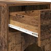 vidaXL Cat House Old Wood 72 x 42.5 x 70 cm Engineered Wood