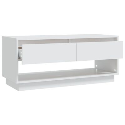 vidaXL TV Cabinet White 102x41x44 cm Engineered Wood