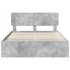 vidaXL Bed Frame with Headboard Concerte 140 x 190 cm Solid Pine Wood