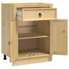 vidaXL Cabinet SKI Honey Brown 60 x 46 x 81.5 cm Solid Pine Wood