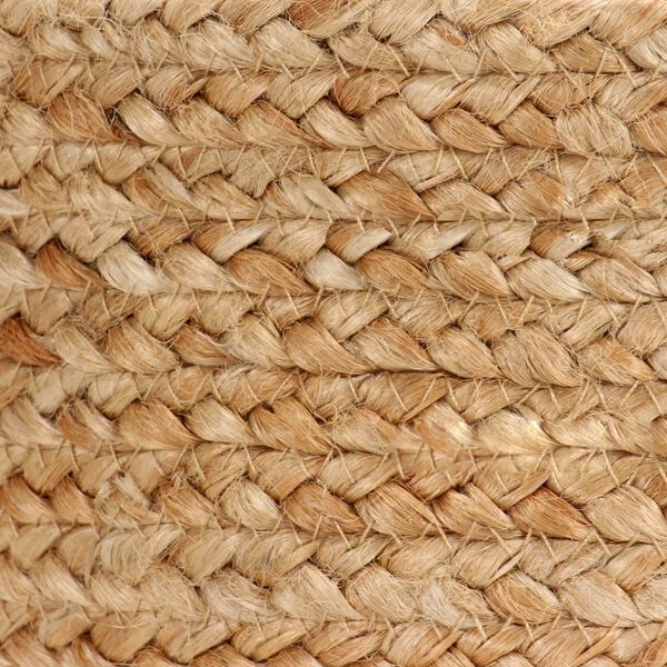 vidaXL Storage Basket Set 2 Pieces Handmade Jute Natural