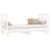 vidaXL Pull-out Day Bed without Mattress White 2x(90x190) cm