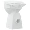 vidaXL Rimless Toilet 7 cm Extra Height Soft Close Ceramic White