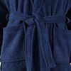 vidaXL Unisex Terry Bathrobe 100% Cotton Navy M