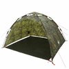 vidaXL Fishing Tent Quick Release 4-Person Light Camouflage