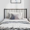 vidaXL Metal Headboard Black 100 cm