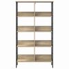 vidaXL Bookshelf Sonoma Oak 82 x 32 x 144.5 cm Engineered Wood