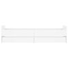 vidaXL Bed Frame with Drawers without Mattress White 100x200 cm