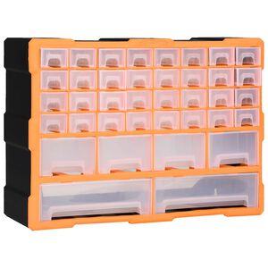vidaXL Multi-drawer Organiser with 38 Drawers 52x16x37,5 cm
