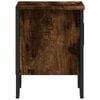 vidaXL Bedside Cabinet Smoked Oak 40x30x40 cm Engineered Wood