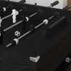 vidaXL Foosball Table Black Oak 146.5 x 74 x 85 cm Engineered Wood