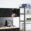 vidaXL Garage Wall Cabinet Black Engineered Wood