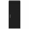 vidaXL Bathroom Wall Cabinet with Shelf TULUM Black 37 x 24.5 x 86 cm
