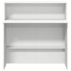 vidaXL Reception Desk White 100x50x103.5 cm Engineered Wood