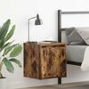 vidaXL Wall-Mounted Bedside Cabinets 2 pcs Smoked Oak 38x34x40 cm