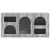 vidaXL TV Cabinet Grey Sonoma 80 x 35 x 40 cm Engineered Wood