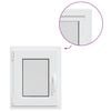 vidaXL Basement Window Internal Colour White RISOR 40 x 50 cm