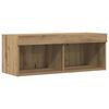 vidaXL TV Cabinet Set Artisan oak 80 x 30 x 30 cm Engineered Wood