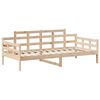 vidaXL Day Bed with Roof without Mattress 80x200 cm Solid Wood