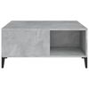 vidaXL Coffee Table Concrete Grey 80x80x36.5 cm Engineered Wood