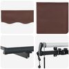 vidaXL Automatic Retractable Awning Brown 450x300 cm