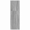 vidaXL Bathroom Cabinet Grey Sonoma 79.5 x 49 x 156 cm Engineered Wood