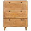 vidaXL Sideboard Light brown 60 x 33 x 75 cm Solid mango wood