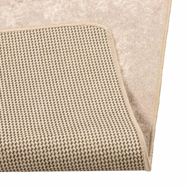 vidaXL Rug Print Cream 150 x 100 cm Polyester and PVC