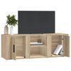 vidaXL TV Cabinet Sonoma Oak 100x31.5x35 cm Engineered Wood