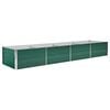 vidaXL Raised Bed | Green | Galvanised Steel | 320x80x45 cm