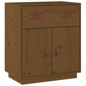 vidaXL Sideboard Honey Brown 65.5x40x75 cm Solid Wood Pine
