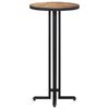 vidaXL Bar Table Round &Oslash;55x110 cm Solid Reclaimed Teak