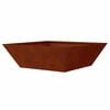 vidaXL Garden Planter Rusty 50 x 50 x 15 cm Weathering Steel