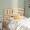 vidaXL Bed Headboard 156x4x100 cm Solid Wood Pine