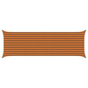 vidaXL Sun Shade Sail Orange and Brown 6 x 2 m 100% Polyester Oxford
