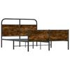 vidaXL Bed Frame without Mattress 120x200 cm Sonoma Oak Engineered Wood