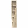 vidaXL Corner Cabinet Sonoma Oak 27.5x27x140cm Engineered Wood