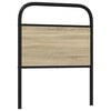 vidaXL Replace Headboard Sonoma Oak 80 cm Steel and Engineered Wood