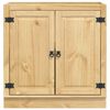 vidaXL Cabinet SKI Honey Brown 80 x 46 x 81.5 cm Solid Pine Wood
