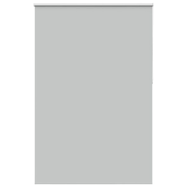 vidaXL Roller Blind Blackout Light Grey 160x210 cm Fabric Width 156.6 cm Polyester