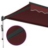 vidaXL Automatic Retractable Awning Burgundy 350x250 cm