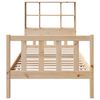 vidaXL Bookcase Bed without Mattress 90x190 cm Single Solid Wood Pine