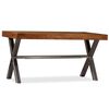 vidaXL Coffee Table Solid Wood with Honey Finish 100x50x50 cm